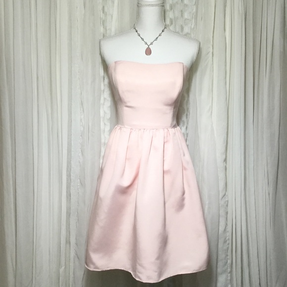 David's Bridal Dresses & Skirts - David’s bridal Faille dress in Petal (Light pink)